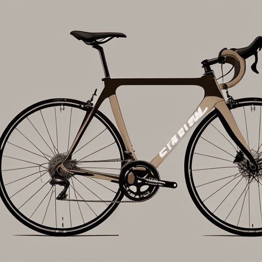 AI generated: Design an emblem-style logo that encapsulates the fusion of a cyclist's silhouette and the elegance ...