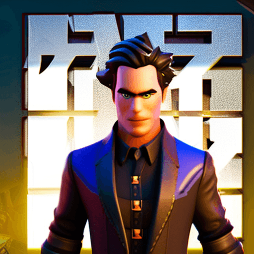 AI generated: Fortnite skin concept art. Front and backside angle with front facing headshot, 3/4 facing headshot,...