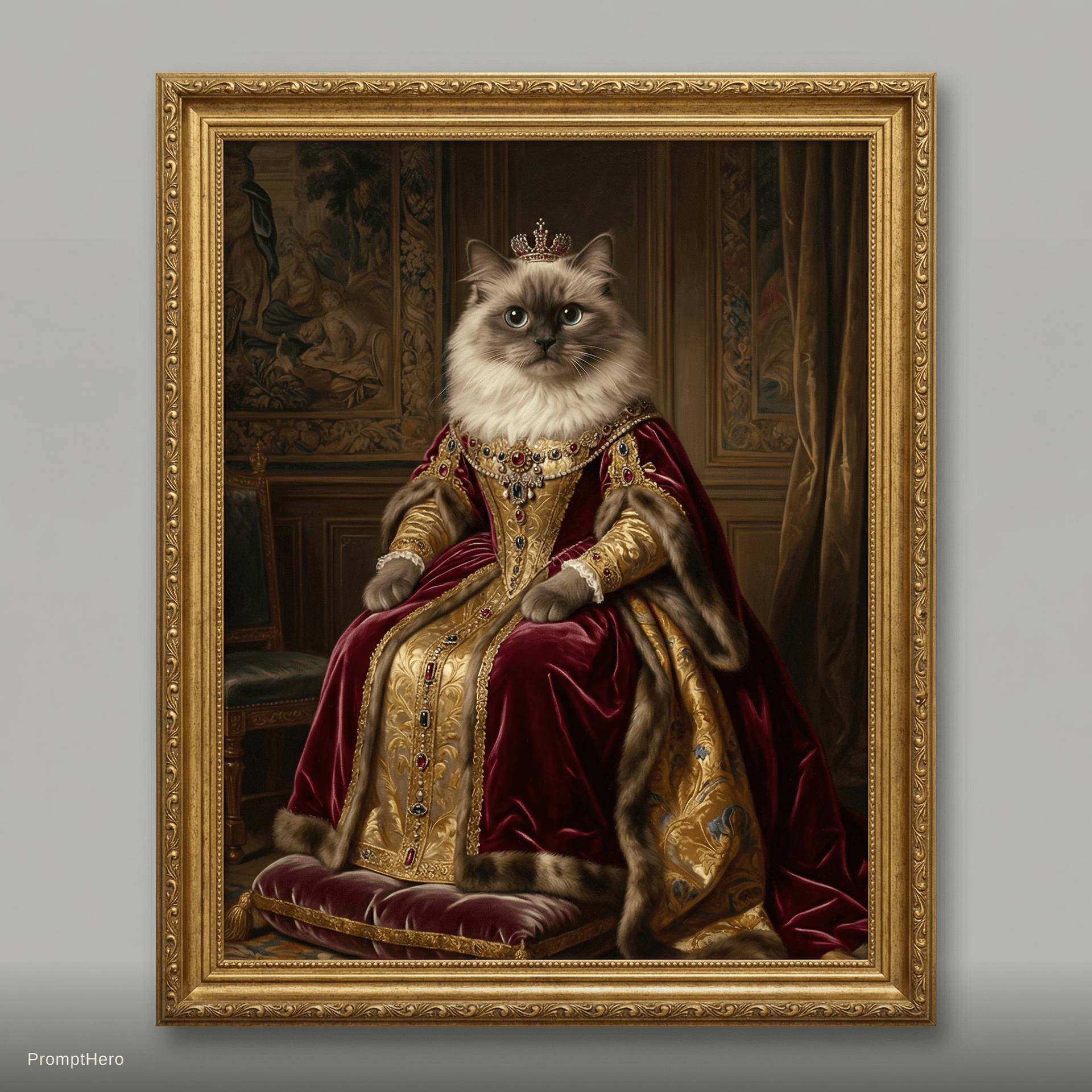 AI generated: одеть в царский сарафан
