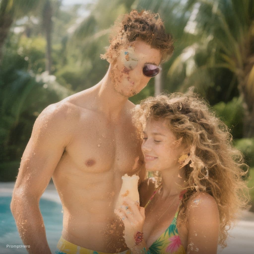 AI generated: Deixe a foto com um maiô 
