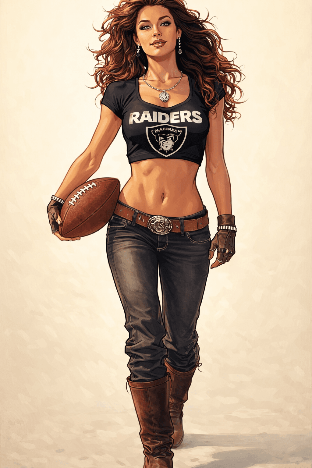 AI generated: Retravaille cette image pour en corriger les défauts, modifie l'inscription sur le t shirt. l'inscri...