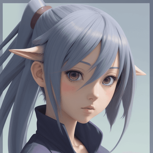 AI generated: Anime girl avatar