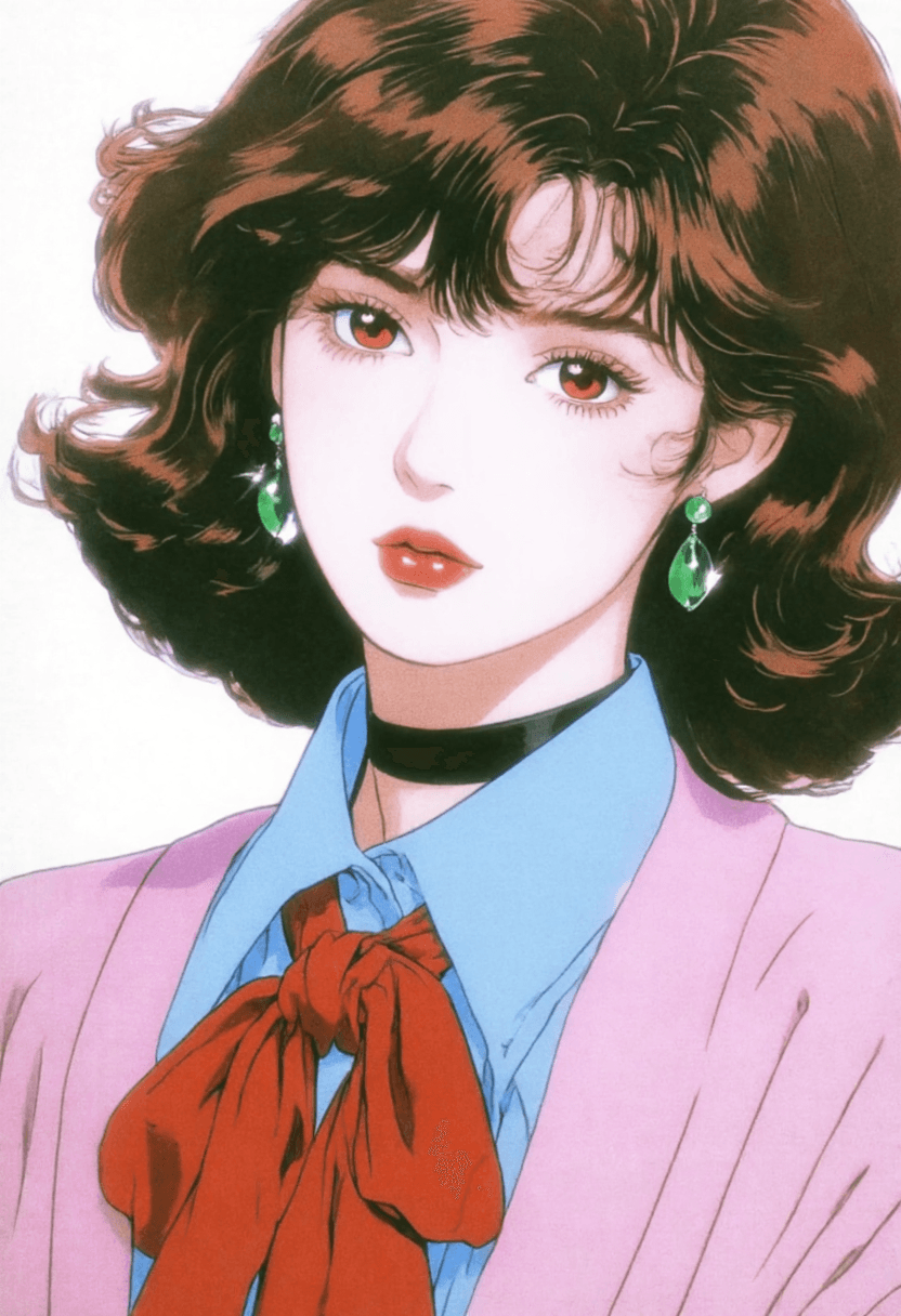 90's anime melancholy Flux/Chroma/illustriousXL