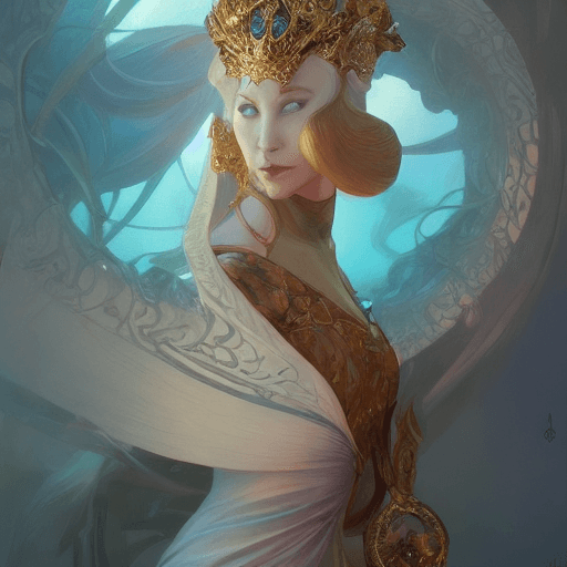 AI generated: Queen, fantasy, intricate, elegant, highly detailed, digital painting, artstation, concept art, matt...