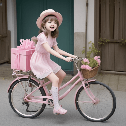 AI generated: Give the image a childlike and playful look, various gifts, some closed and some open with a small p...