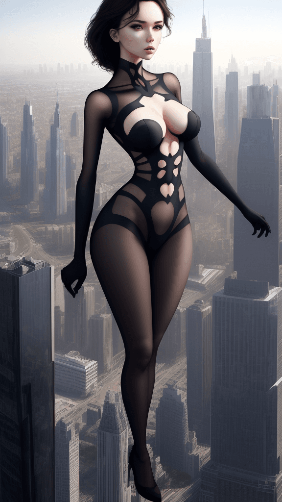 AI generated: adorned flawless cg xray
cutouts
poses spreading atop a towering skyscraper
her flawless
asymmetrica...