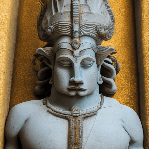 AI generated: High resolution photography of a male deity named Egreog