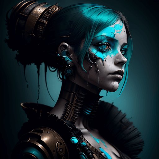 AI generated: the best of the art gallery's, in the style of oliver wetter, alberto seveso, cyberpunk dystopia, da...