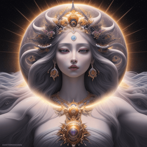 AI generated: In this breathtaking masterpiece, a hyper-realistic image comes to life, showcasing the ultimate God...
