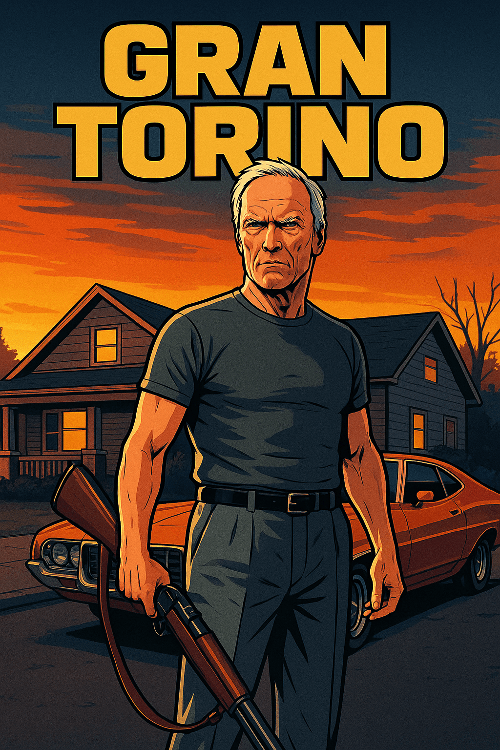 AI generated: GTA style poster