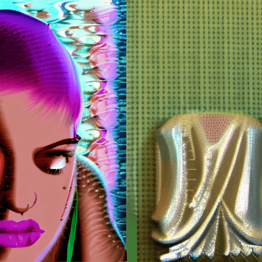 AI generated: monica barbie', ss, in the style of light magenta and aquamarine, burt glinn, golden age aesthetics,...