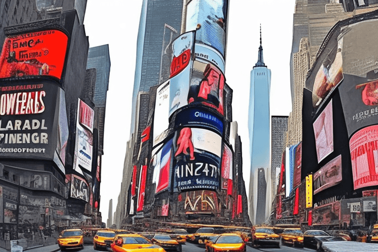 AI generated: new york danger 
