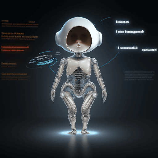 AI generated: Et l'intelligence artificielle créa l'être humain. 