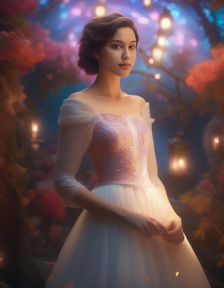 AI generated: (masterpiece:1.3), (best quality:1.1), reimagined fairytale character, (whimsical fantasy:1.25), (en...