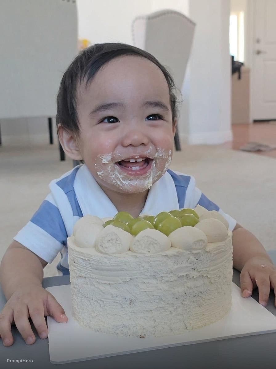 AI generated: happy baby