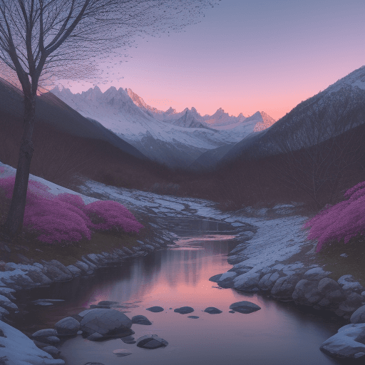 AI generated: 

calmness in nature|filtering lights of sunset|swing trees with a gentle breeze|flowers dazzling wi...