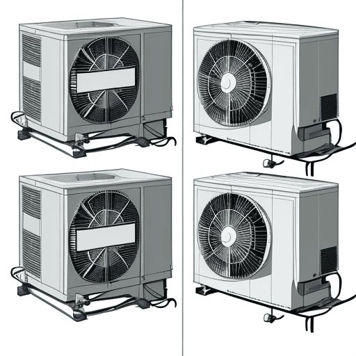 AI generated: Creates an air conditioner as an old sketched logo, drawings 