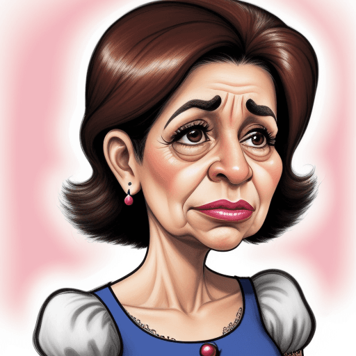 AI generated: caricatura enana pensando