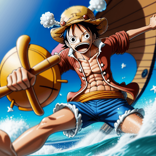 AI generated: Niko robin,one piece, 4k,