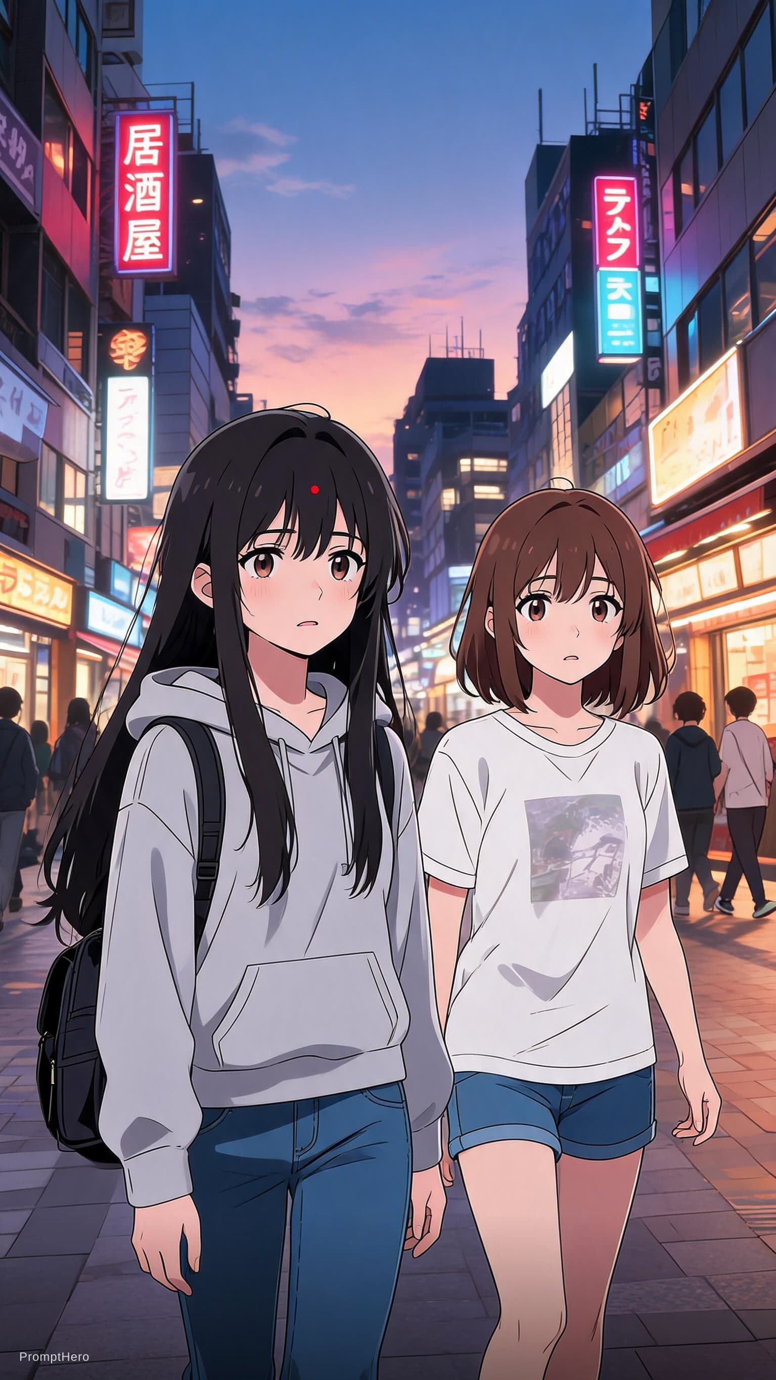 AI generated: score_9, score_8_up, score_7_up, 2girls, tomany girls, source anime, anime screencap, masterpiece, e...