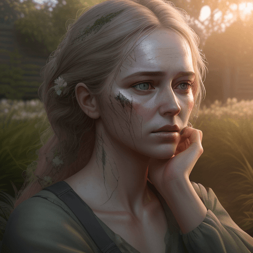 AI generated: High resolution photographyof a ultra realistic woman making natural cosmetics in new zealand garden...