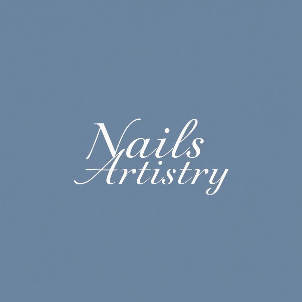 AI generated: "Create a modern and creative logo for a nail studio. The design should feature a stylish and minima...