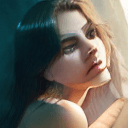 AI generated: leogirl, seductive leaning forward detailed skin, ultra realistic 8k cg, picture-perfect face, flawl...