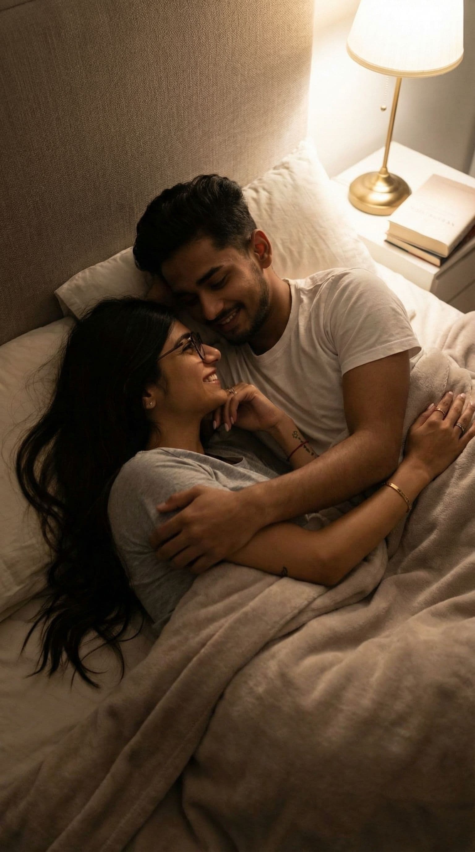 AI generated: Couples sex in bed