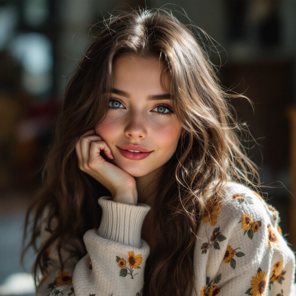 AI generated: a cute girl