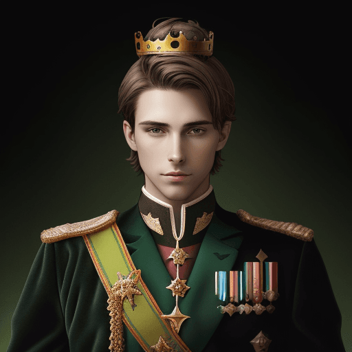 AI generated: this is a book cover, it has a dark background, it shows a man, he has brown hair, greens and a crow...