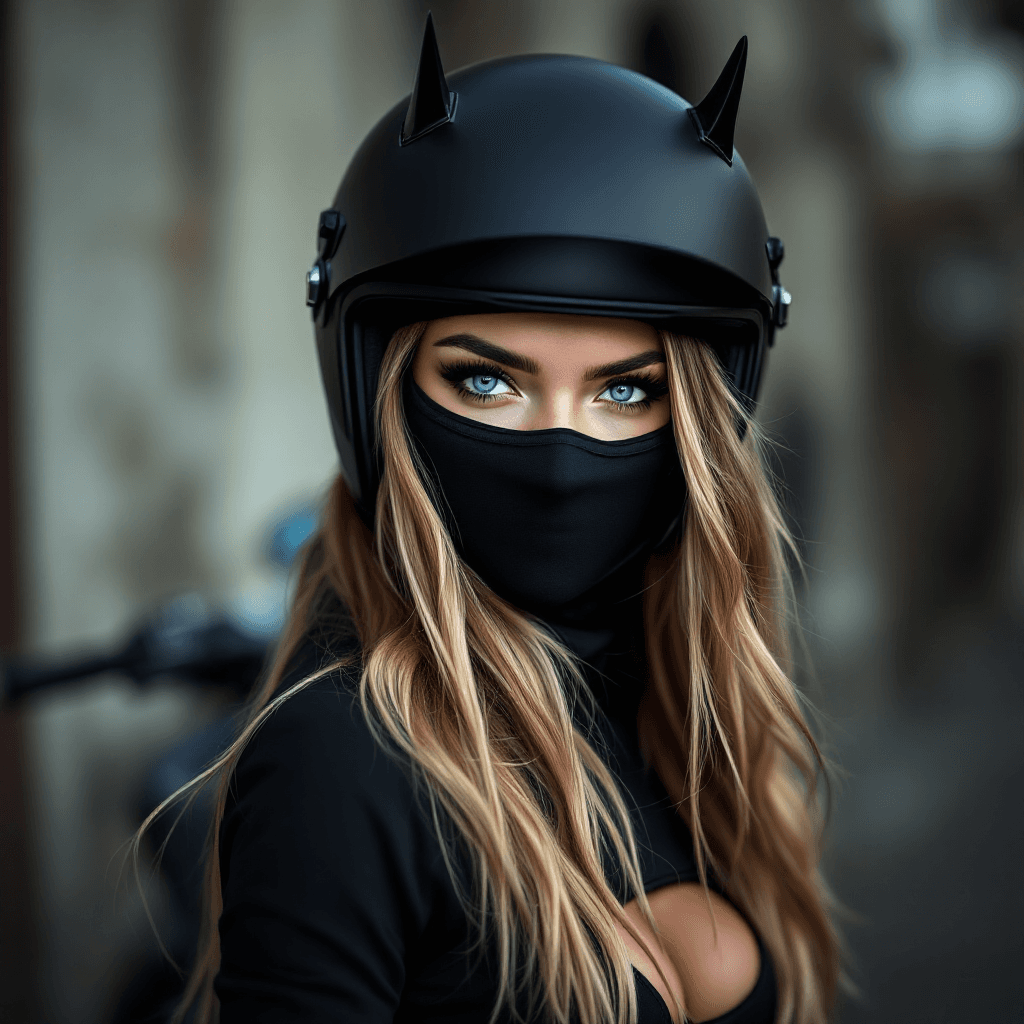 AI generated: Create a stunning digital influencer with a flawless, radiant face and symmetrical features. She has...