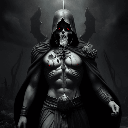 AI generated: god of death