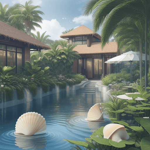 AI generated: Sustainable, Oasis:, Illustrate, the, sustainability, features, of, the, "Futuristic, Floating, Oasi...