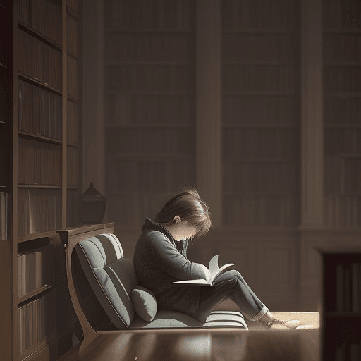 AI generated: Vortex bookstore logo "change everythink"

A design that represents a person reading a book with s...