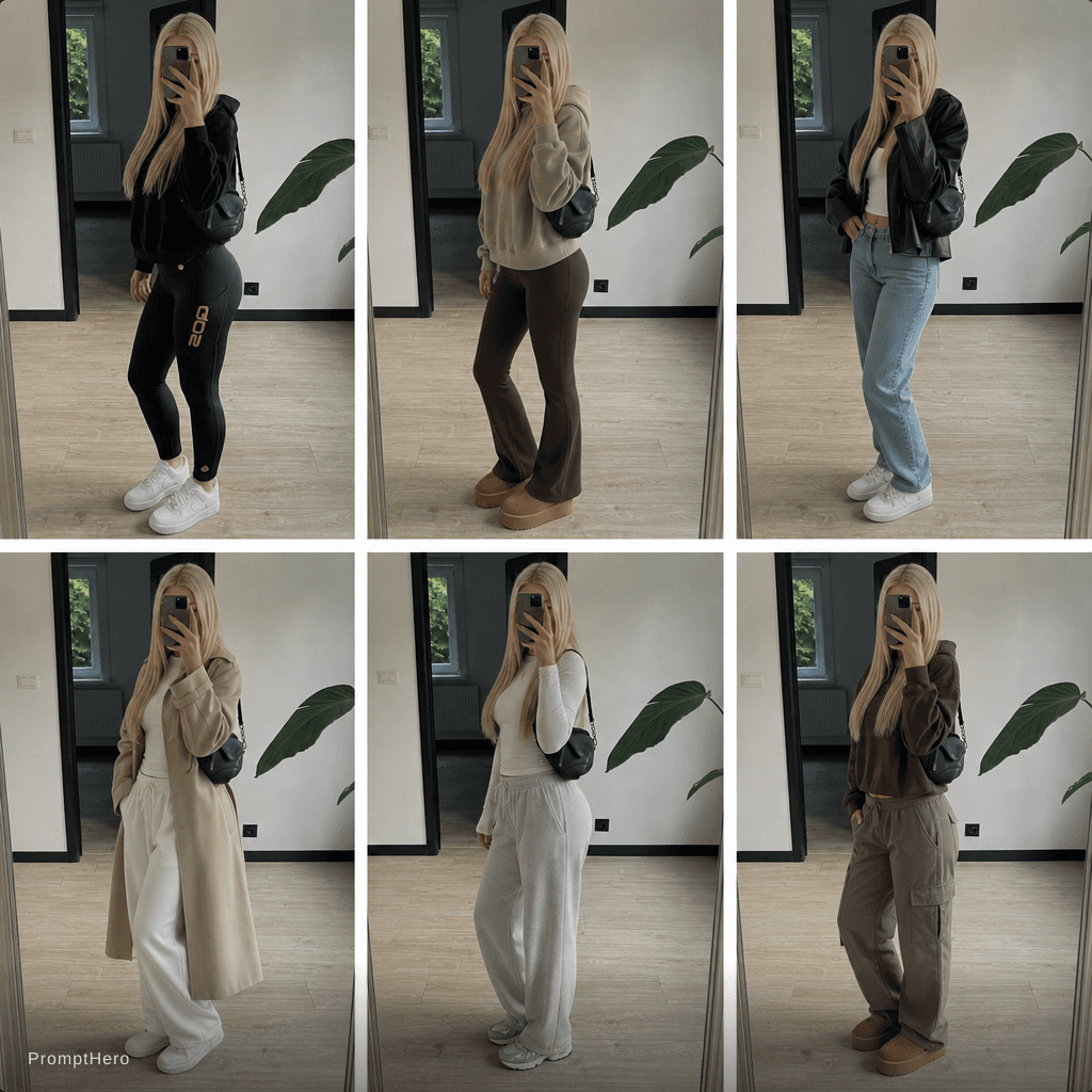 AI generated: Create stylish outfits with AI from a single photo.



