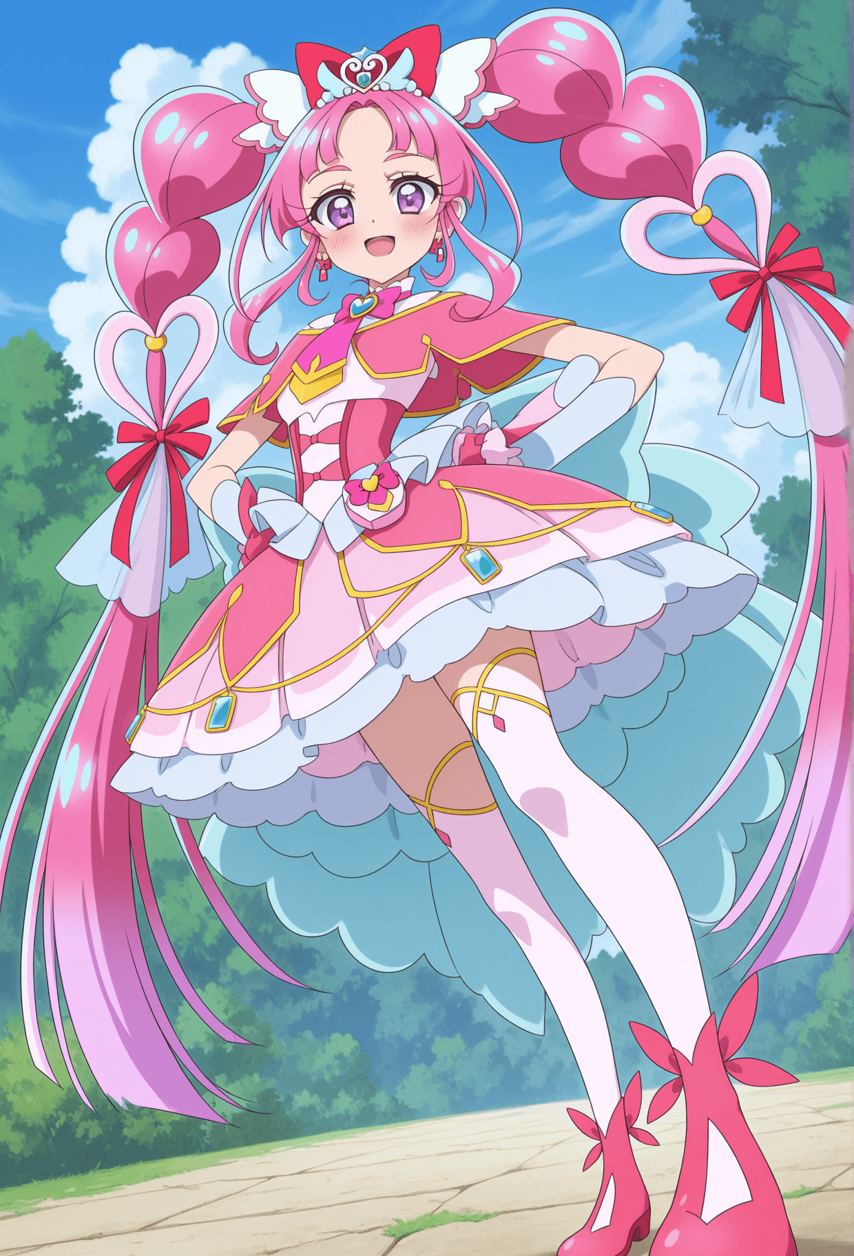 Cure Mystique  | キュアミスティック | & | Kobayashi Mikuru | 小林みくる | (meitantei precure! | 名探偵プリキュア！ )