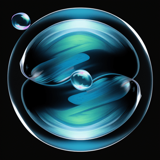 AI generated: Bubbleworld in a colorverse.