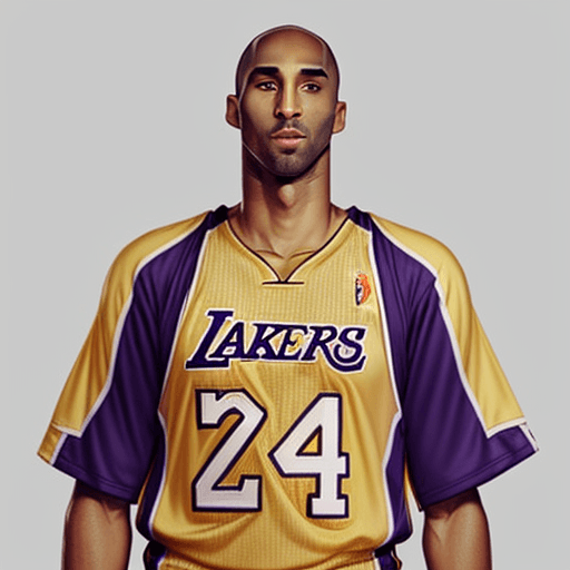 AI generated: Image of Kobe bryant without a suit