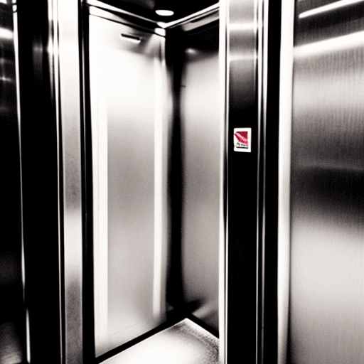 AI generated: inside a lift