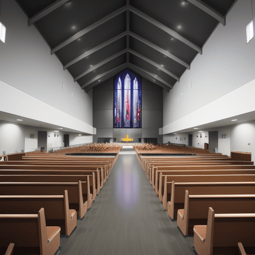 AI generated: IMAGE OF THE GREAT MODERN PENTECOSTAL CHURCH