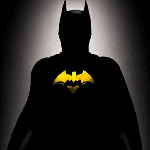 AI generated: Der deutsche Bundeskanzler im Batman Outfit