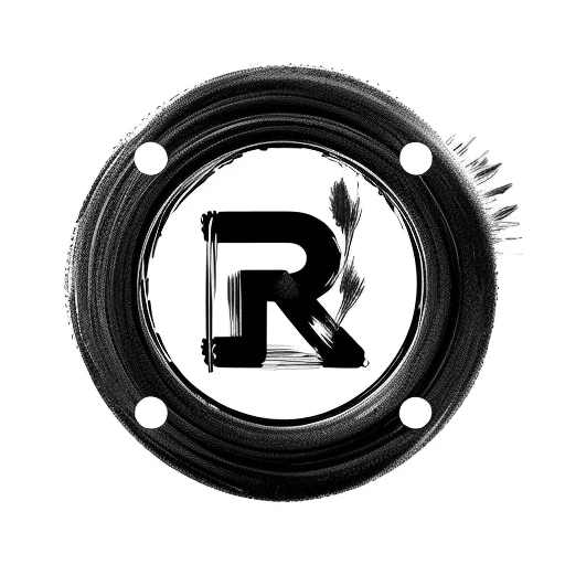 AI generated: (simple background, white background, logo:1. 3), paint brush, black and white, monotone, icon, favi...