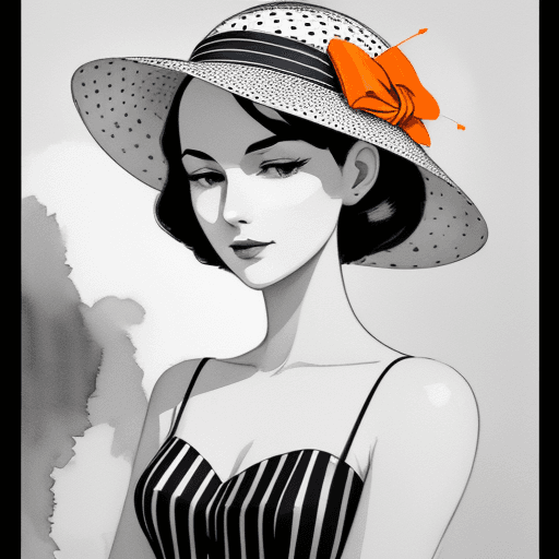 AI generated: beautiful art deco beautiful woman. Ambient light Abstract fine line pencil sketch minimal watercolo...