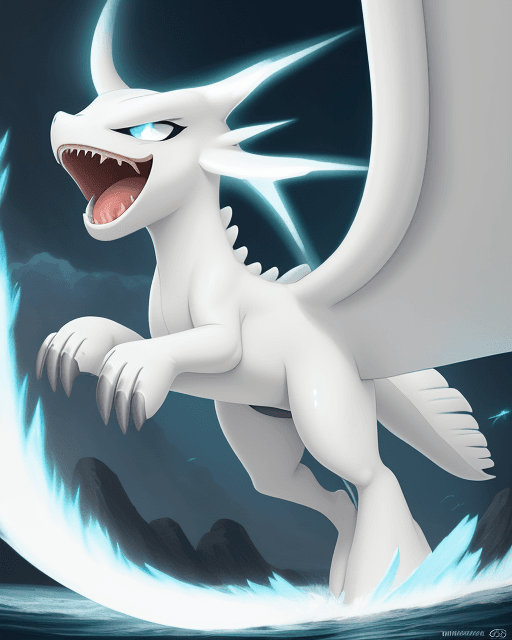 AI generated: Light fury