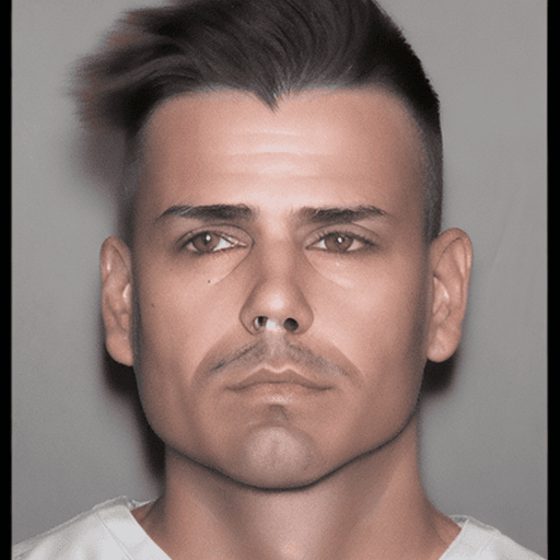 AI generated: generate another image of another inmate. Make sure it is a headshot