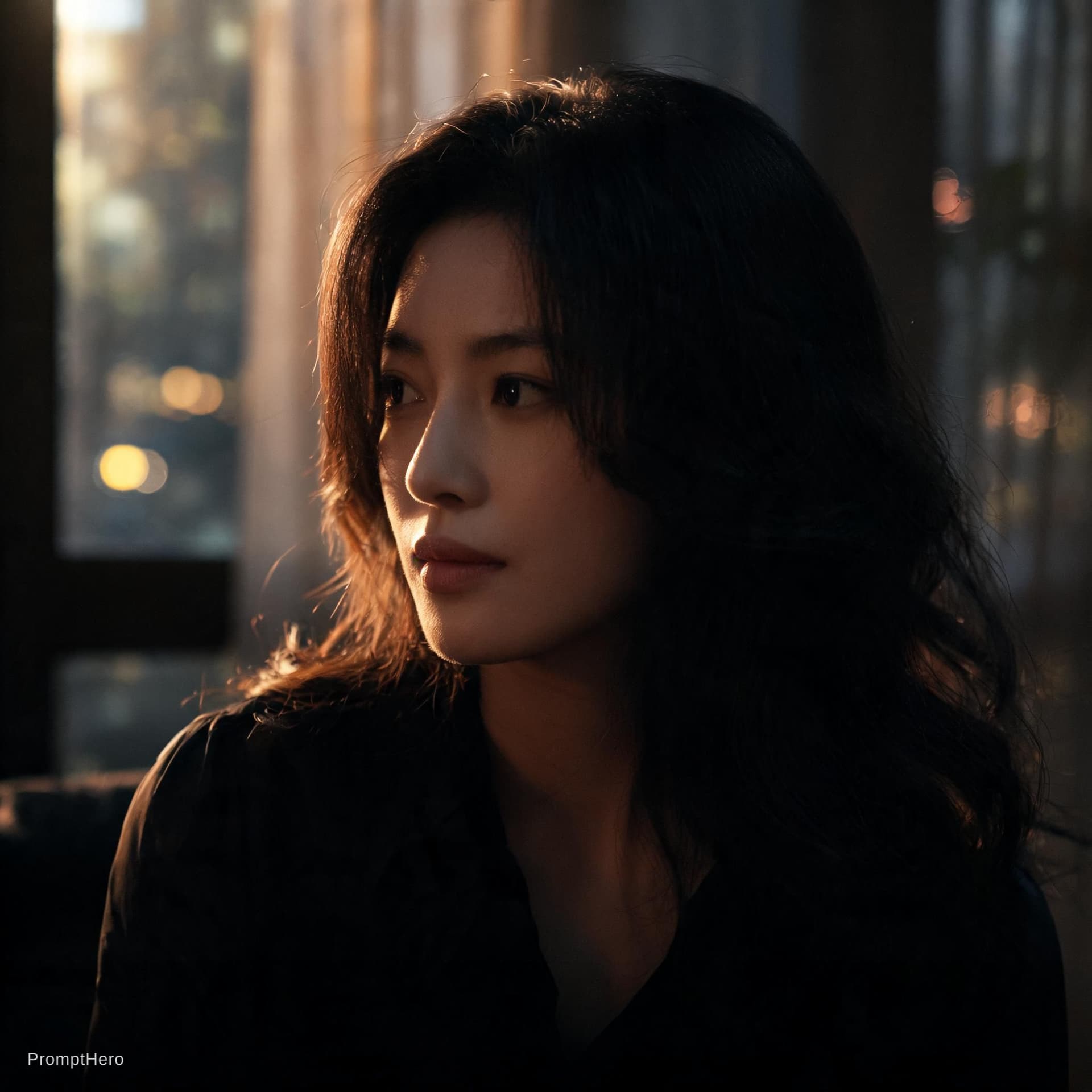 AI generated: Cinematic portrait