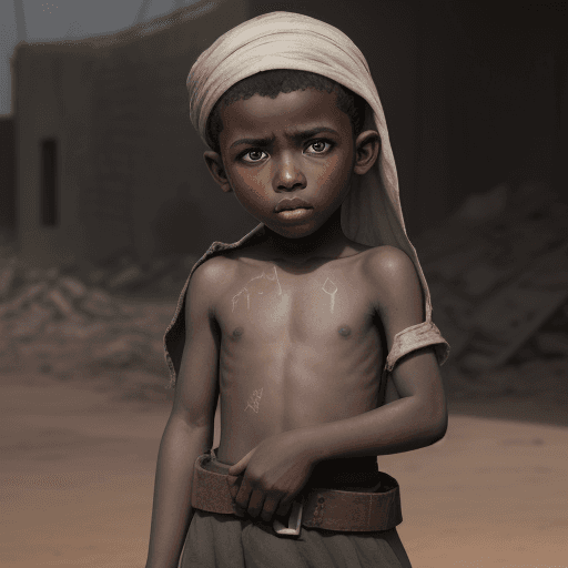 AI generated: PHALISTEEN WAR CHILD
