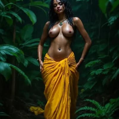 AI generated video: breasts pushed togheter