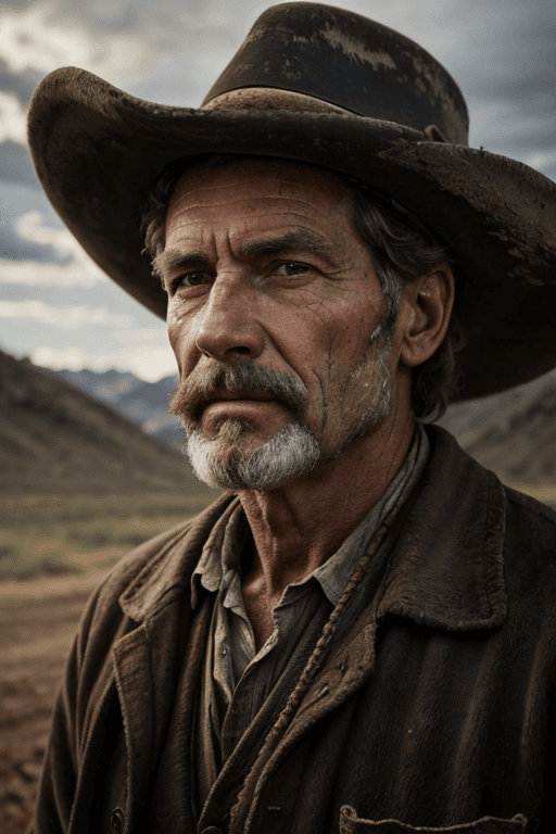 AI generated: a portrait of an old coal miner in 19th century, beautiful painting with highly detailed face by gre...