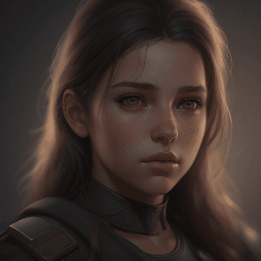 AI generated: realistic portrait of a girl, soft realistic lighting, character art, by Fernando Alvarez Diaz, (8k)...